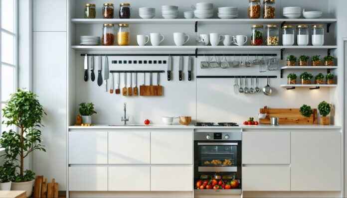 optimize small kitchen storage